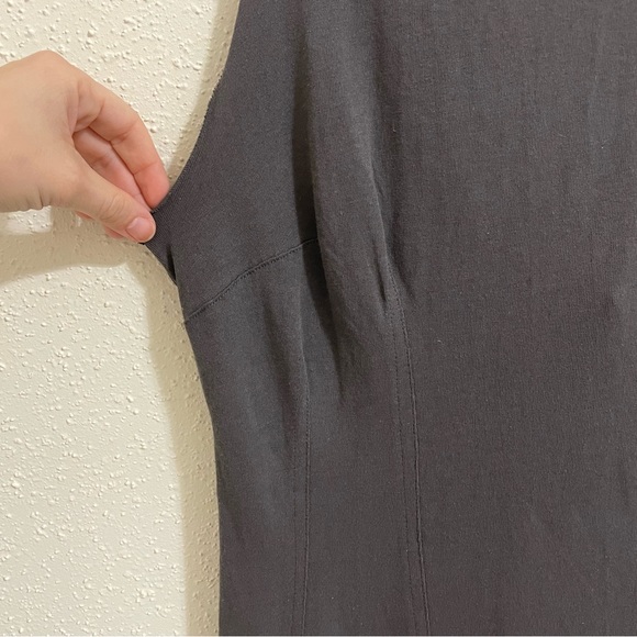 RtA Bandit Dress Jersey Knit Midi Faded Grey - Picture 5 of 12